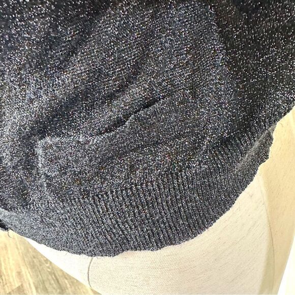 Free People black glitter button cardigan - Picture 13 of 13